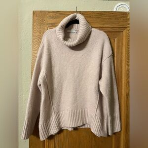 LUSH light pink turtleneck sweater